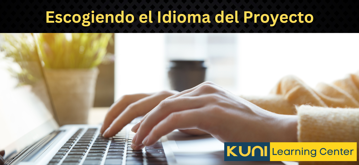 Escoger el Idioma del Proyecto